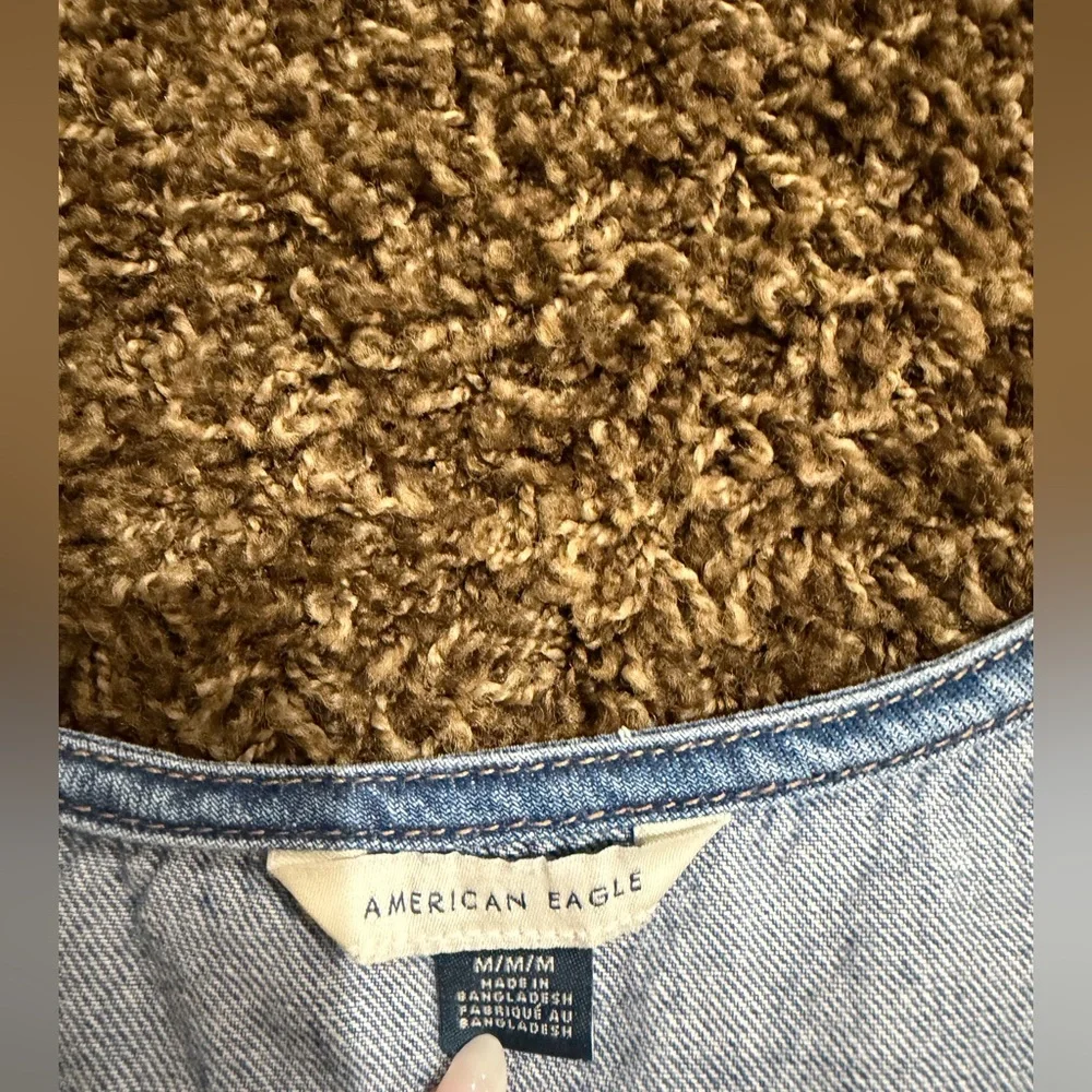 American Eagle Outfitters Light Blue Denim Pinafore - Picture 2 of 3